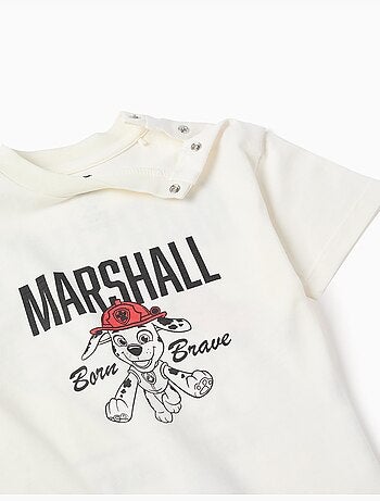 Maglietta in cotone con stampe di Marshall