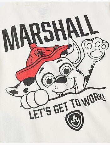 Maglietta in cotone con stampe di Marshall