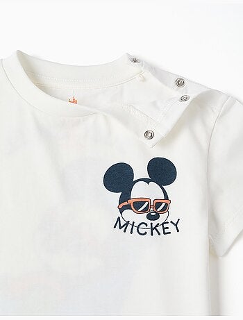 Maglietta in cotone con stampe di Mickey
