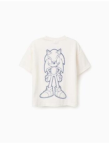 Maglietta in cotone con stampe di Sonic & Friends