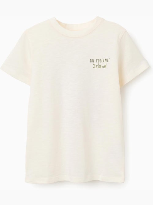 Maglietta in cotone con stampe lanzarote - Kiabi