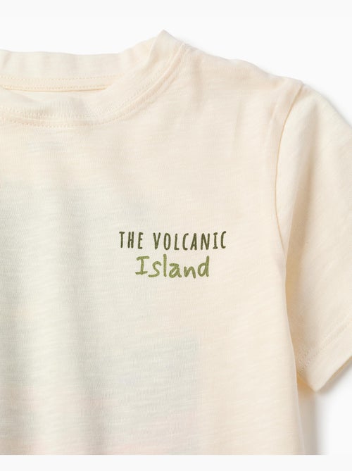 Maglietta in cotone con stampe lanzarote - Kiabi