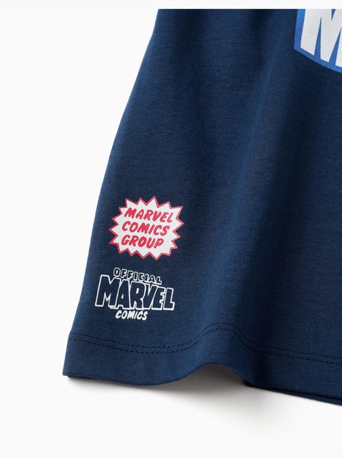 Maglietta in cotone con stampe Marvel - Kiabi