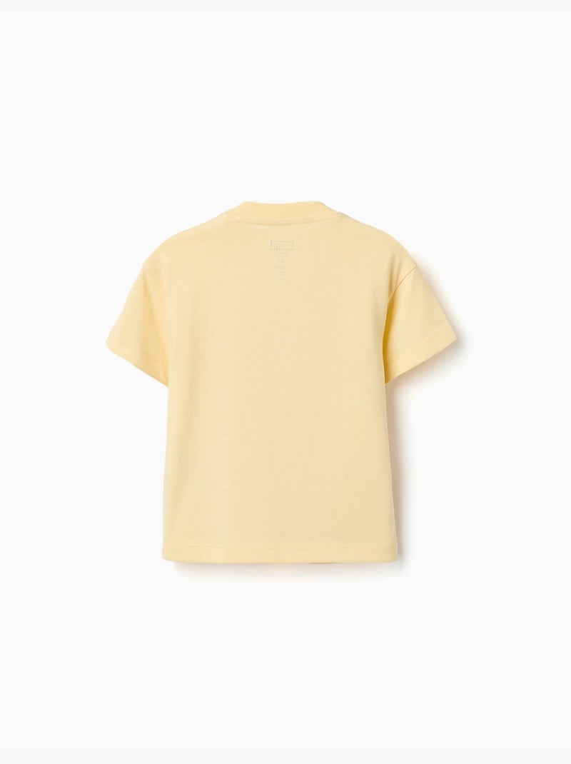 Maglietta in cotone con stampe Marvel Heroes Giallo - Kiabi