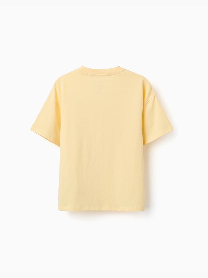 Maglietta in cotone con stampe Minecraft Giallo - Kiabi