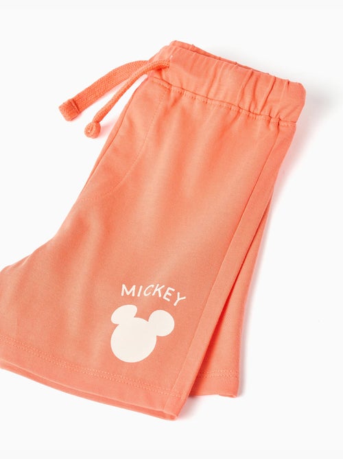 Maglietta in cotone e pantaloncini con stampa di Mickey - Kiabi
