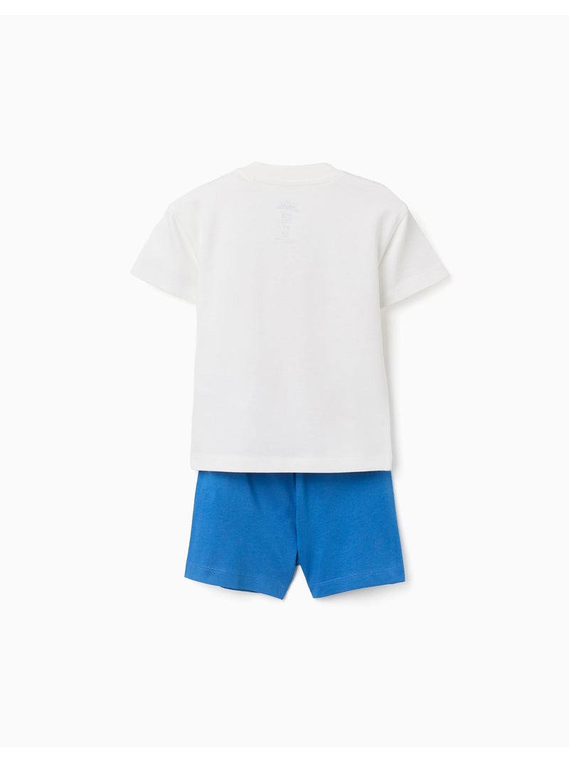 Maglietta in cotone e pantaloncini con stampa Spidey Blu Blu - Kiabi