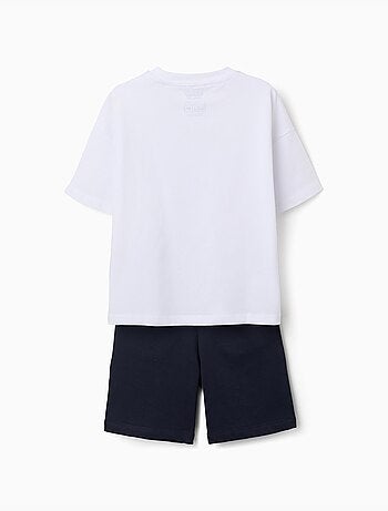 Maglietta in cotone + pantaloncini con Looney Tunes