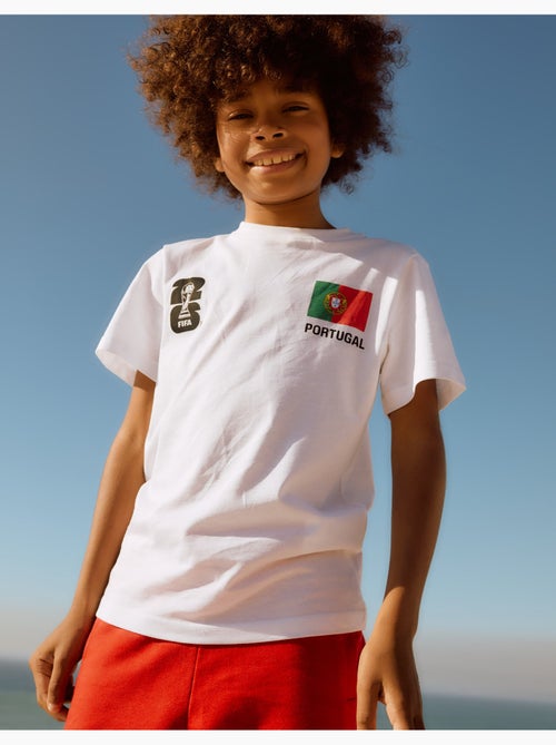 Maglietta in cotone Portogallo FIFA World Cup 2026 - Kiabi Maglietta in cotone Portogallo FIFA World Cup 2026 - Kiabi