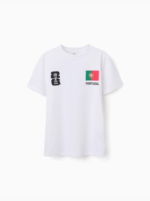 Maglietta in cotone Portogallo FIFA World Cup 2026 - Kiabi Maglietta in cotone Portogallo FIFA World Cup 2026 - Kiabi