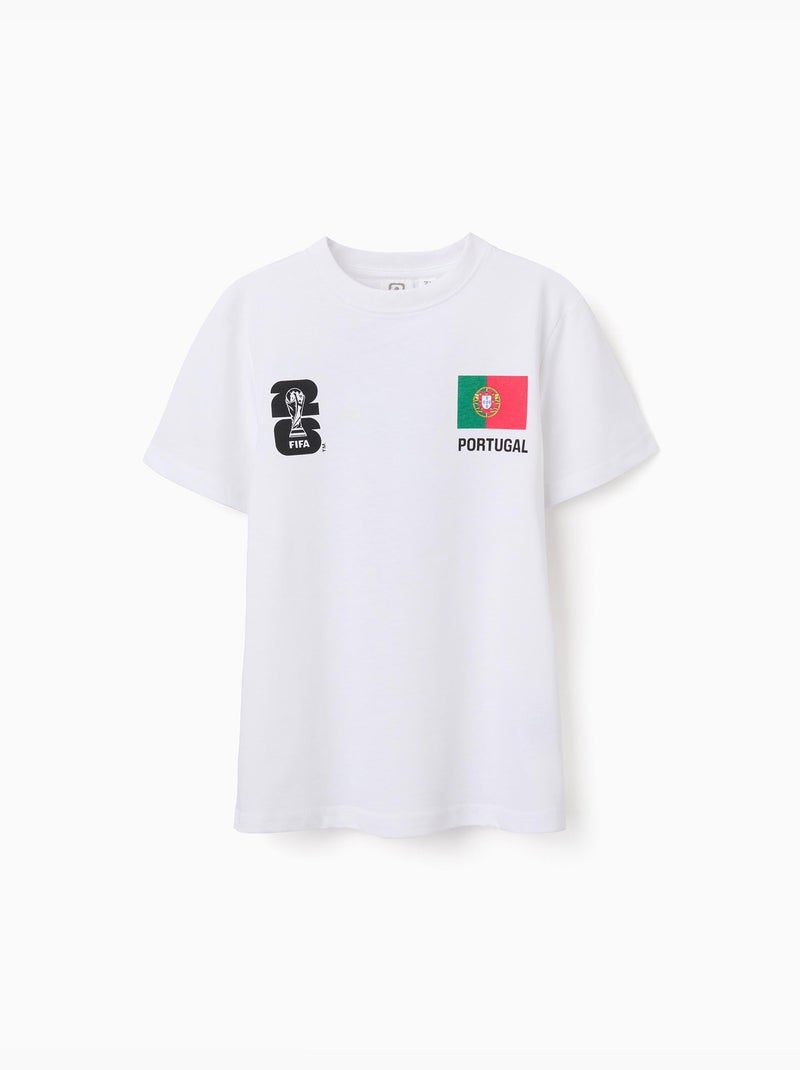 Maglietta in cotone Portogallo FIFA World Cup 2026 Bianco - Kiabi