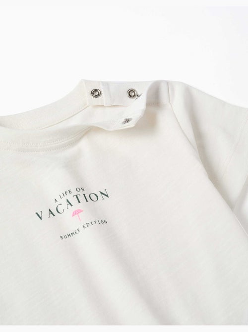 Maglietta in cotone stampato Vacation - Kiabi