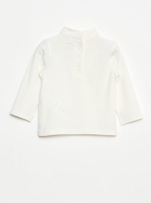 Maglietta intima a collo alto tinta unita - Kiabi