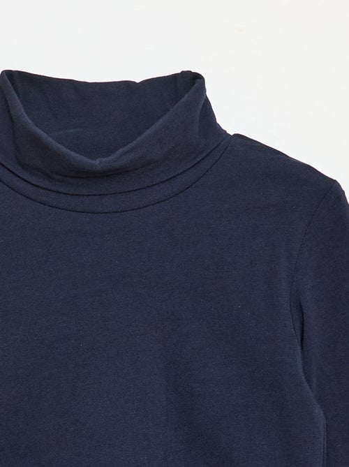 Maglietta intima a collo alto tinta unita - Kiabi