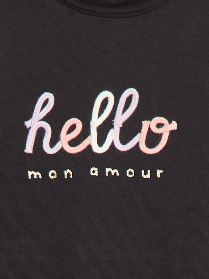 Maglietta intima animata e fantasiosa Nero - Kiabi