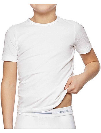 Maglietta intima ragazzo cotone collo rotondo | impetus | impetus