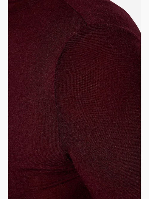 Maglietta jersey collo alto manica lunga dilvin - Kiabi