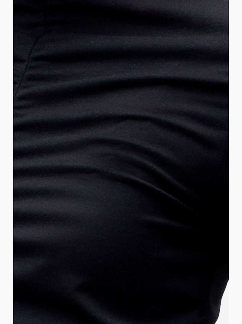 Maglietta jersey maniche lunghe aderente dilvin Nero - Kiabi