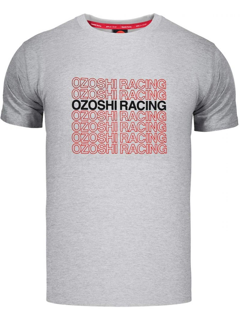 Maglietta logo ripetuto uomo - ozoshi Grigio - Kiabi