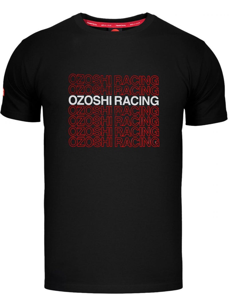 Maglietta logo ripetuto uomo - ozoshi Nero - Kiabi