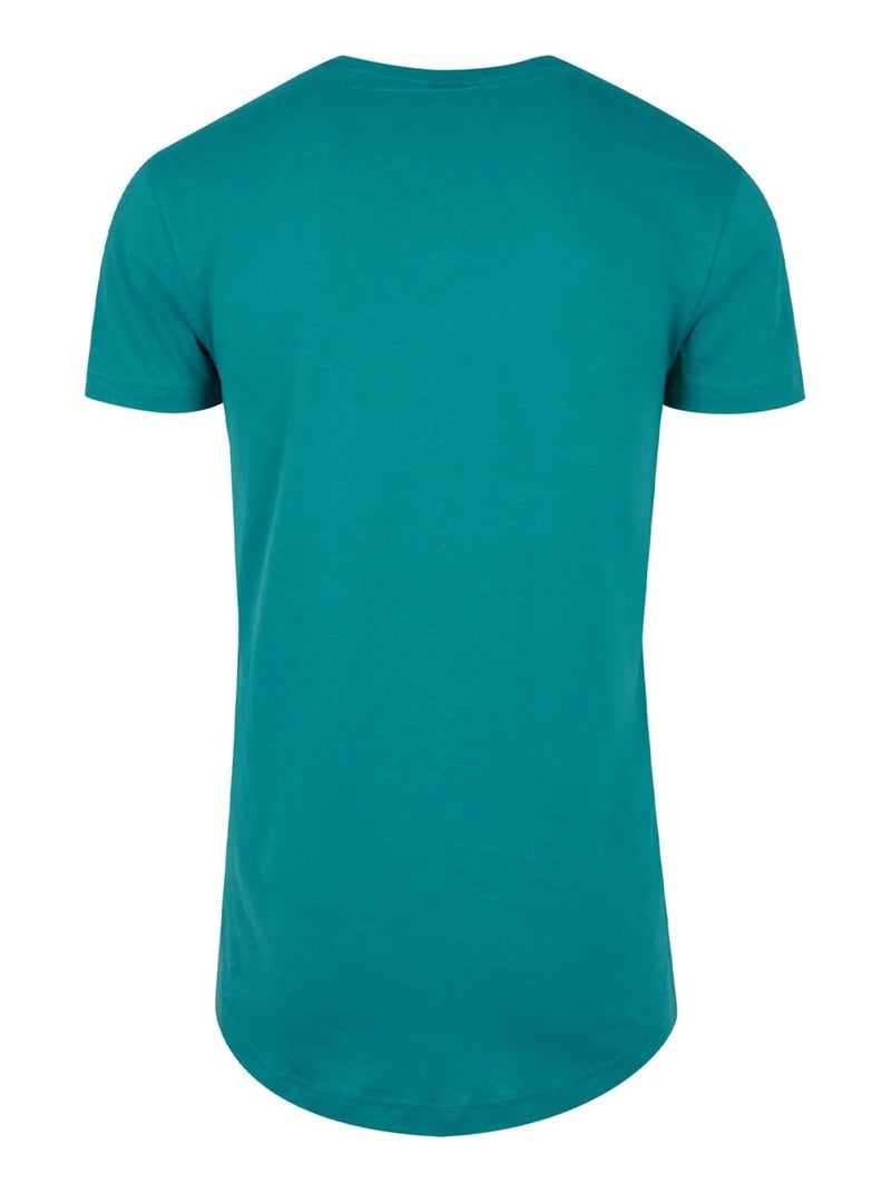 Maglietta lungo modellato uomo - urban classics Blu - Kiabi