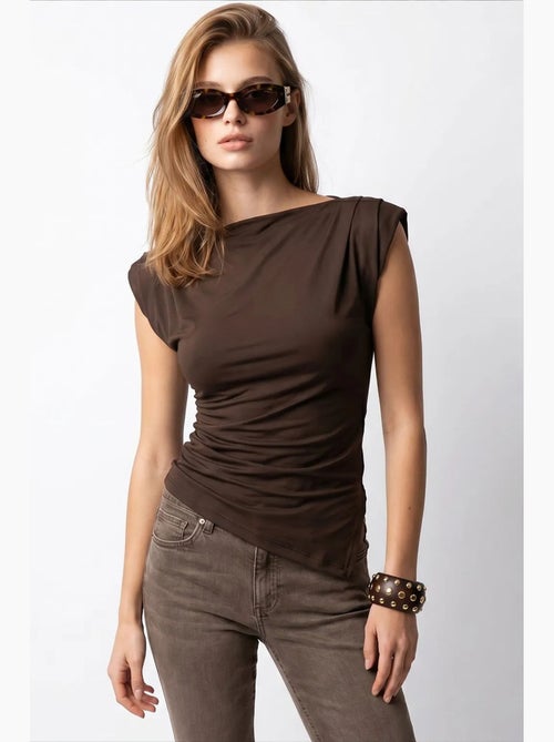 Maglietta manica corta in misto cotone mixray - Kiabi Maglietta manica corta in misto cotone mixray - Kiabi