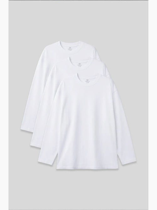 Maglietta manica lunga cotone elastan tommy - Kiabi