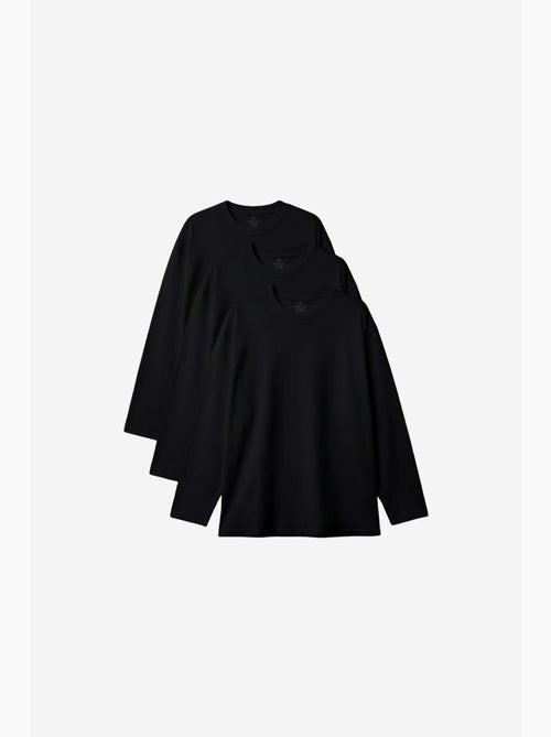 Maglietta manica lunga cotone elastan tommy - Kiabi Maglietta manica lunga cotone elastan tommy - Kiabi