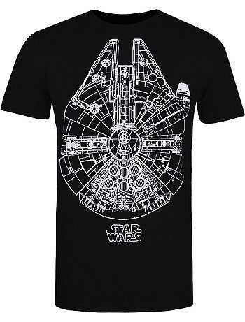 Maglietta millennium falcon uomo - star wars