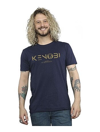 Maglietta obi wan kenobi logo uomo - star wars