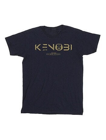 Maglietta obi wan kenobi logo uomo - star wars