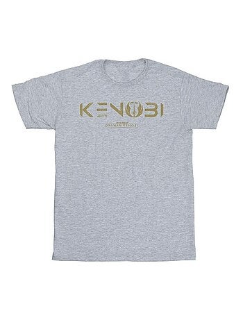 Maglietta obi wan kenobi logo uomo - star wars