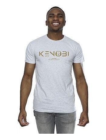 Maglietta obi wan kenobi logo uomo - star wars