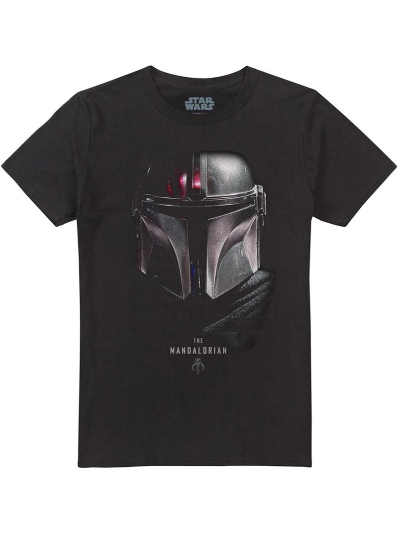 Maglietta ombra adulto unisex - star wars the mandalorian Nero - Kiabi