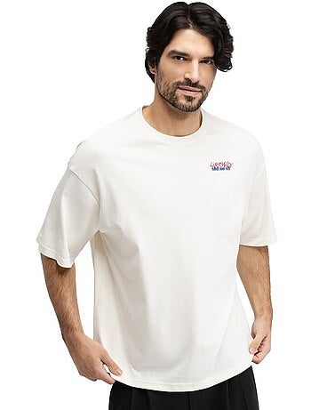 Maglietta oversize a maniche corte da uomo uomo grama