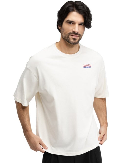 Maglietta oversize a maniche corte da uomo uomo grama - Kiabi