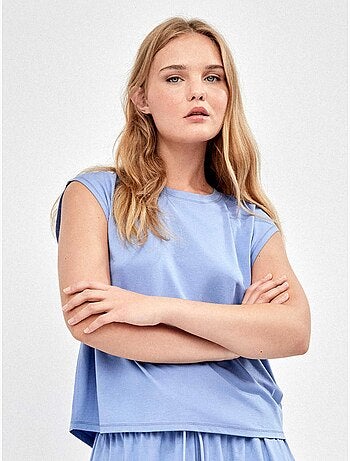 Maglietta oversize con manica sisa