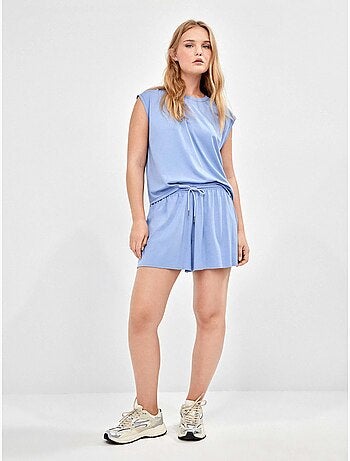 Maglietta oversize con manica sisa
