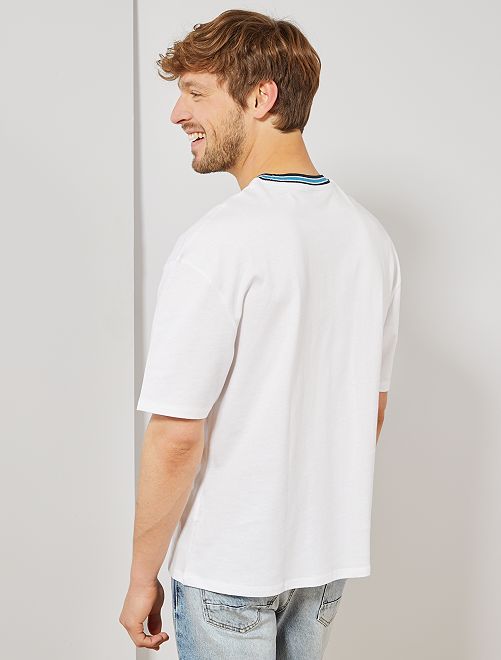 Maglietta Oversize Uomo Stile Football - 100% Poliestere Traspirante - Foto 5