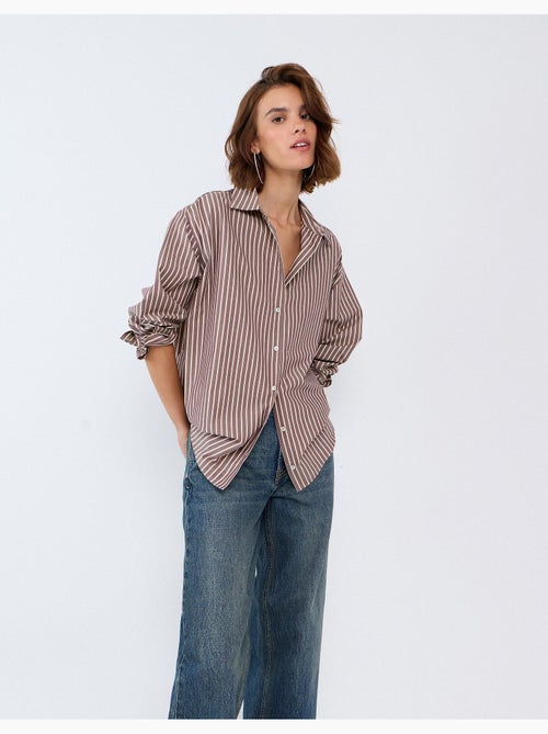 Maglietta oversize in popelina, mo fashion - Kiabi