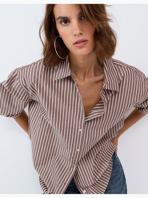 Maglietta oversize in popelina, mo fashion - Kiabi
