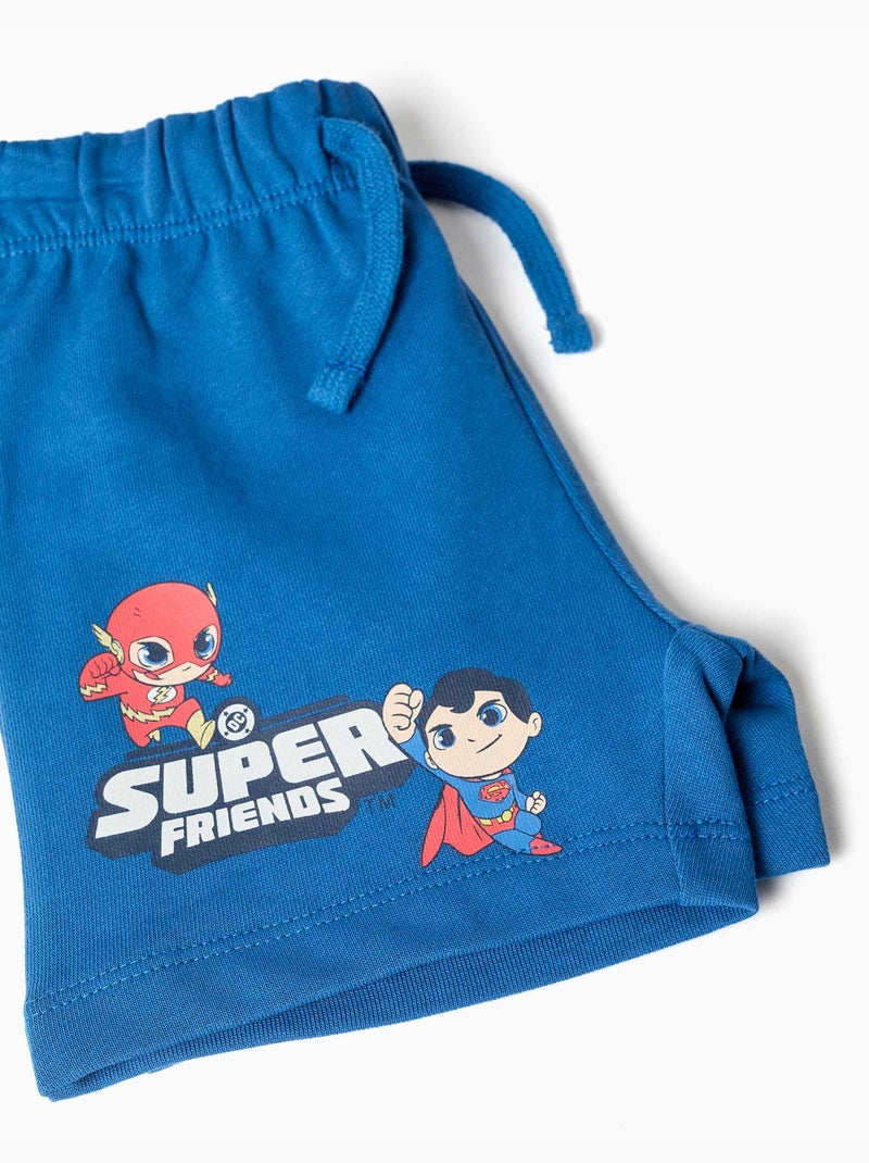 Maglietta + pantaloncini con stampa Super Friends Blu Blu - Kiabi