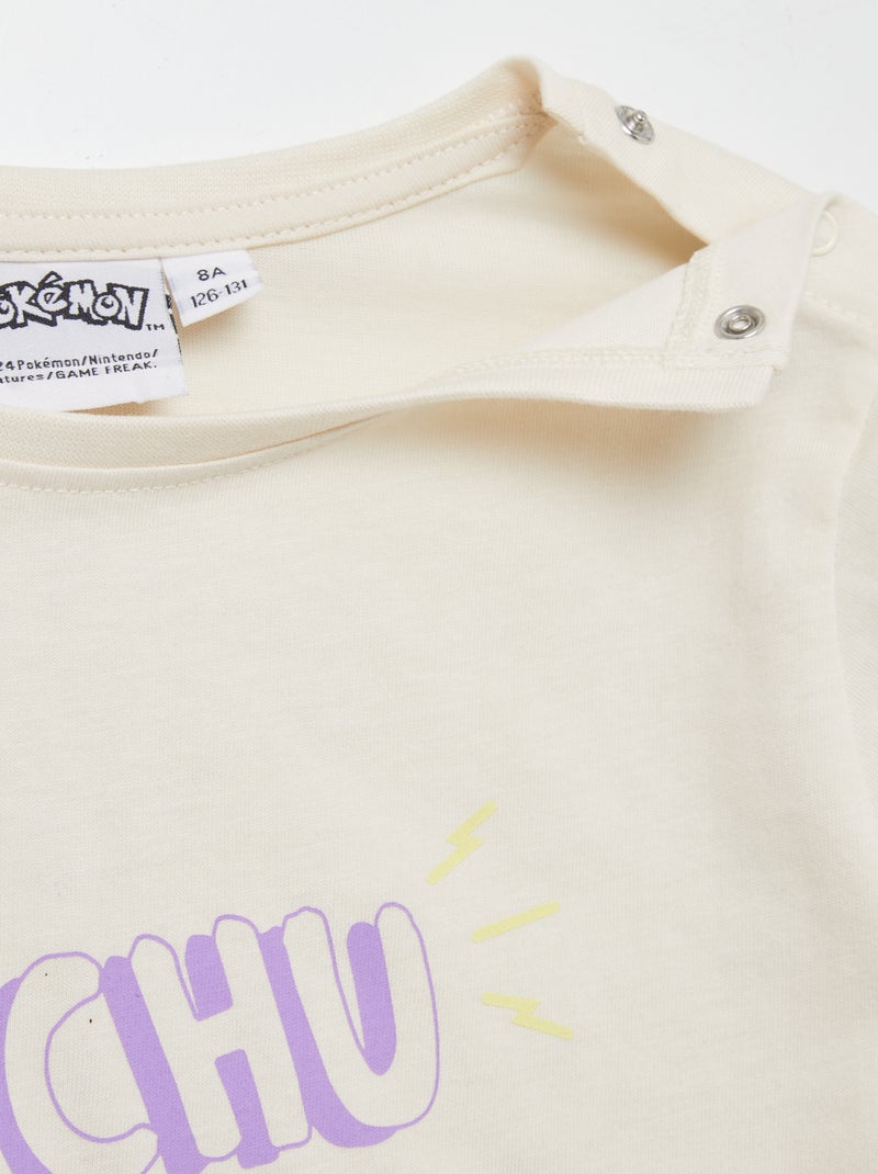 Maglietta 'Pokémon' - collezione facile da indossare BIANCO - Kiabi