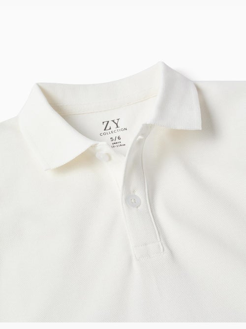 Maglietta polo in piqué di cotone a manica corta - Kiabi