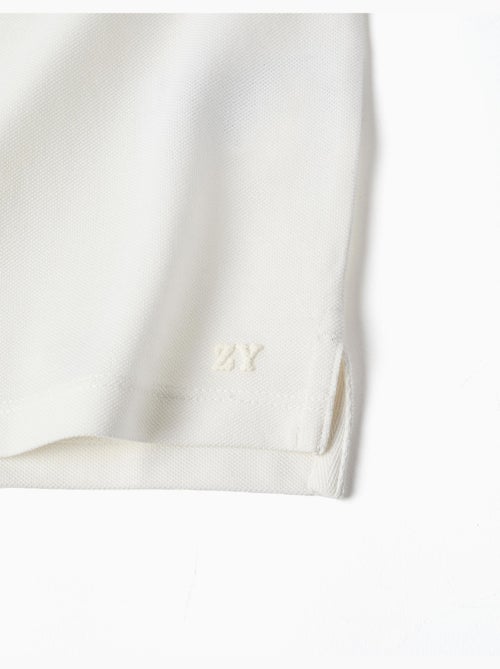 Maglietta polo in piqué di cotone a manica corta - Kiabi