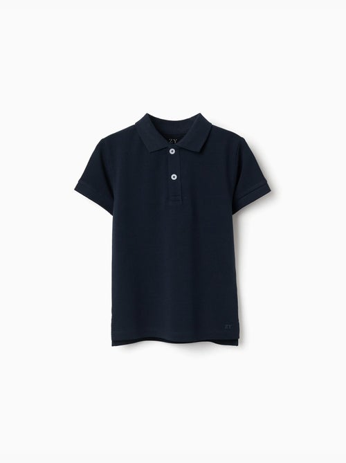Maglietta polo in piqué di cotone a manica corta - Kiabi