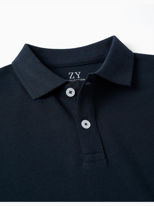 Maglietta polo in piqué di cotone a manica corta - Kiabi