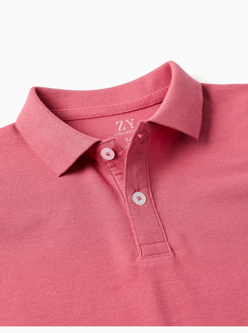 Maglietta polo in piqué di cotone a manica corta - Kiabi