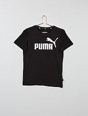magliette puma bambino marroni