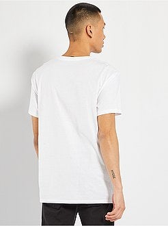 Maglietta regular cotone collo a V - Kiabi